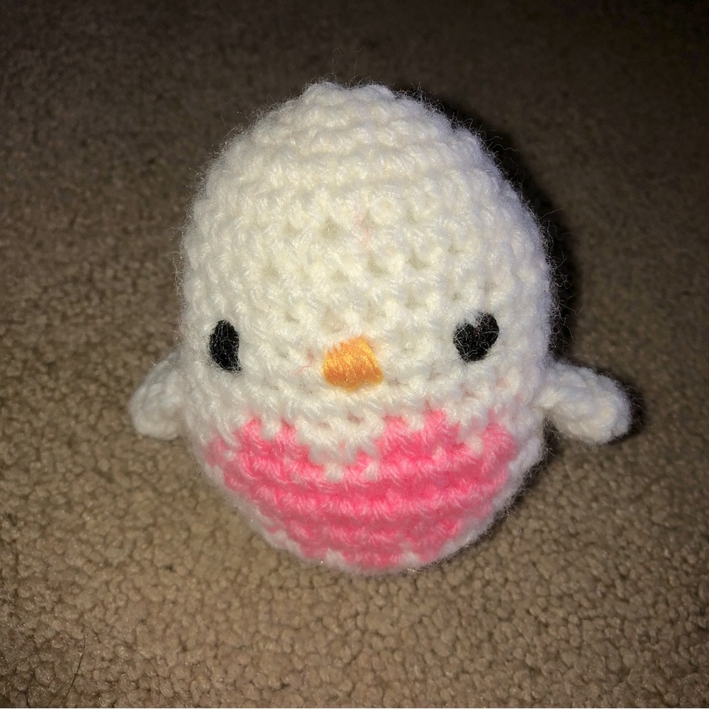 Woobles Crochet Love Penguin